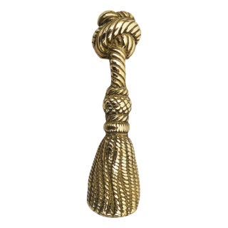 Brass Pom-pom Bottle Opener in the style of Hermès, France, 1960s For Sale