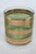 Green Mid Century Culver Starlyte 22k Gold Gilded Green Striped Rocks Glass 4604b For Sale - Image 8 of 10