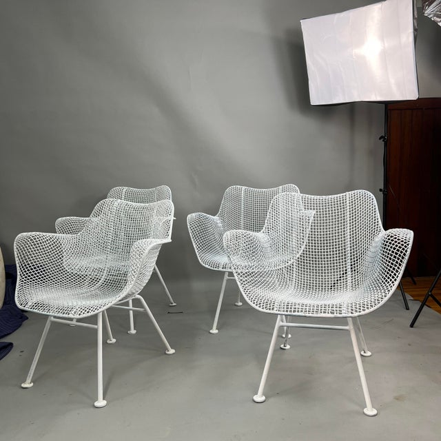 Mid-Century Modern Mid Century Russell Woodard "Sculptura" 5 Piece Patio Set For Sale - Image 3 of 12
