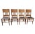 Early American Pressed Oak Studded Back & Nail Leather Dining Chairs, a Set For Sale - Image 10 of 10