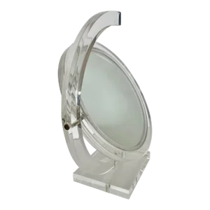 Pivoting Lucite Vanity Mirror From 80’s