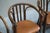 Wood Mid-Century Chairs in Bamboo and Patinated Cognac Leather, 1960s, Set of 6 For Sale - Image 7 of 18