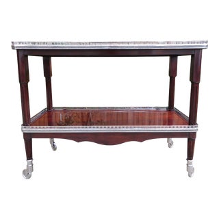 Ralph Lauren One Fifth Drinks Trolley Two Tier Bar Cart For Sale