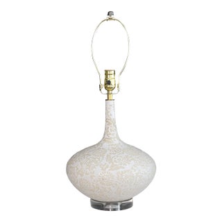 Mid 20th Century Aldo Londi Influence Table Lamp. For Sale