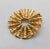Napier Vintage 1960s Signed Napier Goldtone Ruffled "Lace" Brooch For Sale - Image 4 of 8