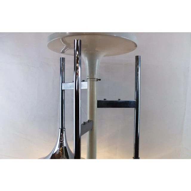 Ceiling Lamp with 3 Lights in the Style of Sciolari, 1970s For Sale - Image 4 of 9