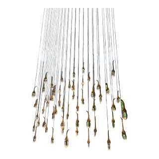 Ochre Seed Cloud Chandelier For Sale