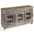 Wood Vintage Indian Sideboard with Glass Panelled Doors, 1940s For Sale - Image 7 of 7