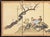 Japanese C. 1970s Showa Era Japanese Painted Silk Byobu Screen "Pheasants and Sakura" For Sale - Image 3 of 18
