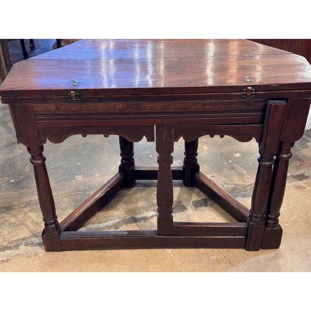 Early 19th Century Charles II Oak Gate-Leg Table For Sale - Image 12 of 15