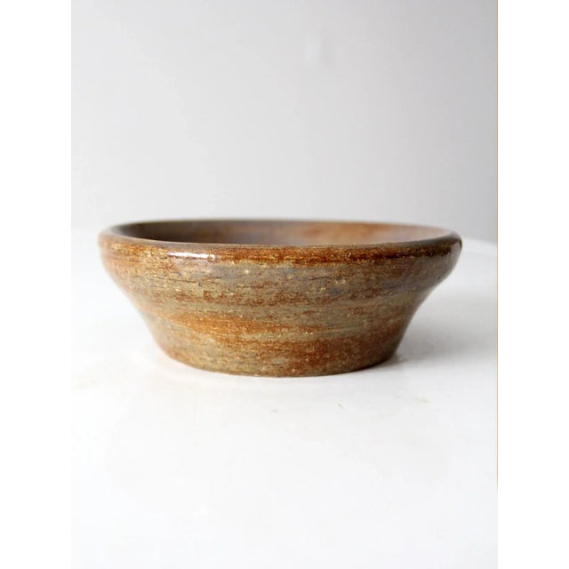 Vintage Studio Pottery Bowl For Sale - Image 9 of 11
