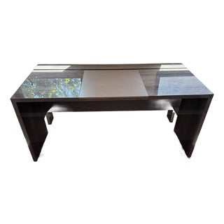 Alf Italia Montecarlo Executive Desk | Koto Grey High Gloss | Made in Italy | 2019 For Sale