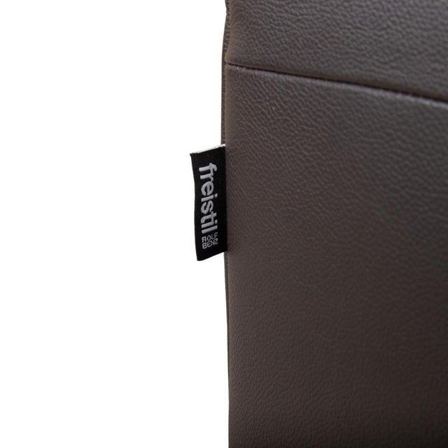 Freistil 185 Leather Armchair Brown by Rolf Benz For Sale - Image 11 of 16