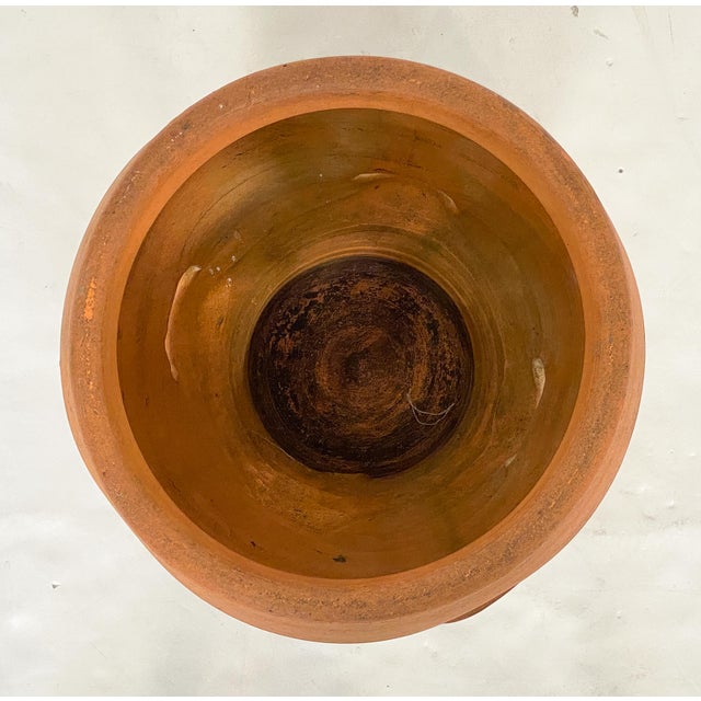 Ceramic English Strawberry Planter Pots of Terracotta - Two Available For Sale - Image 7 of 8