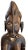 Wood Early 20th Century African Large Fertility Statue of a Mother and Child For Sale - Image 7 of 9