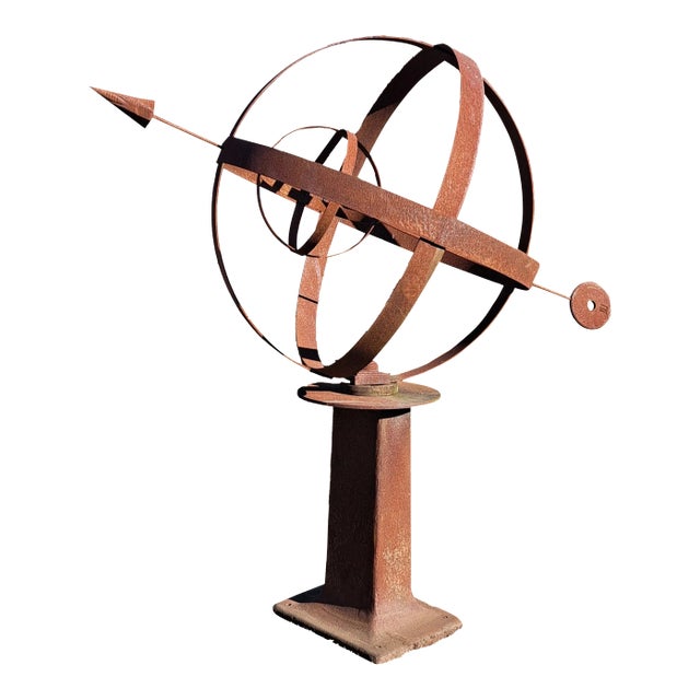 Large Iron Garden Armillary For Sale