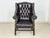 Chesterfield Wingback Chair in Burgundy Leather from Wilmowsky For Sale - Image 12 of 12