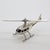 Vintage Italian Handmade Silver Helicopter Figurine from Raspini Gioielli, Tuscany, Italy, 1980s For Sale - Image 4 of 11