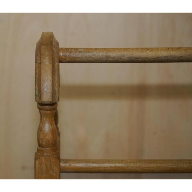 1900 - 1909 Victorian Pine Towel Rail, 1900s For Sale - Image 5 of 17