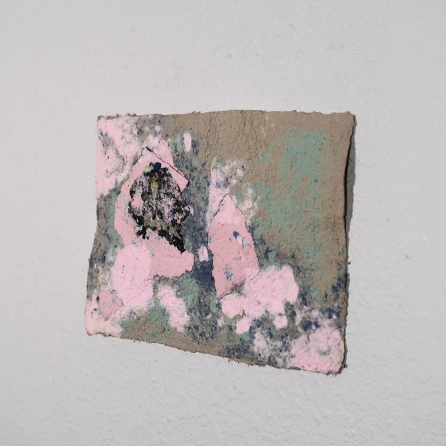Original Abstract Textured Fiber Base Mixed Media Painting in by Casey R Klein For Sale - Image 15 of 16