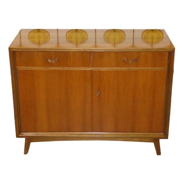 Vintage Chest of Drawers in Walnut, 1960s For Sale