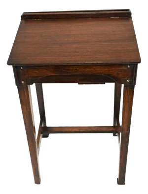 Victorian Mahogany Childrens School Desk, 1890s