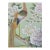 Hand-Painted Chinoiserie Peacock & Floral Wall Mural Panel, Luxury Oriental Wallpaper Art, Unframed, For Sale