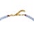 2020s Blue Angelite Lyra Necklace For Sale - Image 5 of 7