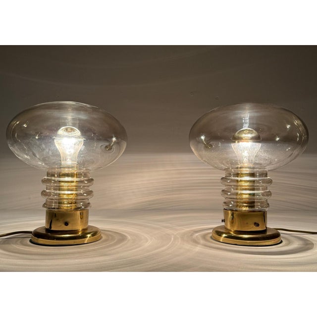 Mid-Century Modern Mushroom Lamps by Luigi Colani, 1970s, Set of 2 For Sale - Image 9 of 18