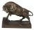 Mid Century Bronze Bull Sculpture Unmarked Stock Market For Sale