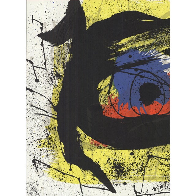 Artist: Joan Miro Title: Derriere le Miroir no. 203, pg 4,5 Year: 1973 Signed: No Medium: Lithograph Paper Size: 15 x 22...