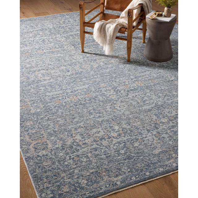 Blue Angela Rose x Loloi Blake Rug Denim / Taupe 7'-10" x 10'-2" Area Rug For Sale - Image 8 of 8