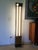 1970s Chrome-Plated Metal & Smoked Glass 2 Neon Floor Lamp, 1970s For Sale - Image 5 of 18