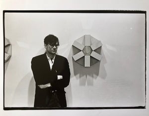 Fred McDarrah, Vintage Print Silver Gelatin Signed Photograph Robert Smithson Land Art Artist, 1966