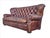2010s Restoration Hardware Leather Churchill Tufted Sofa For Sale - Image 5 of 18