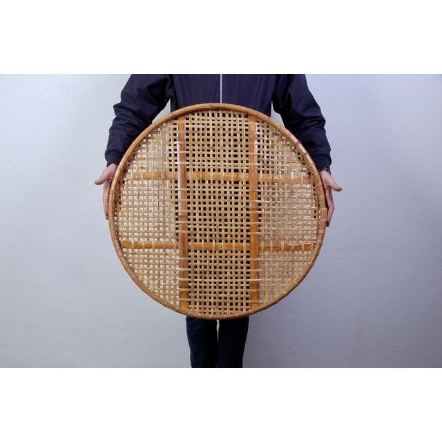 Vintage Multi-Functional Decorative Object in Bamboo, 1960s For Sale - Image 6 of 15