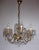 Brass Lead Crystal 24K Gold-Plated Six-Light Chandelier from Sölken Leuchten, 1970s For Sale - Image 12 of 12
