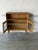 Oak Glass Cabinet With Leaded Doors Danish Mid-Century Modern 1960s For Sale In Los Angeles - Image 6 of 11
