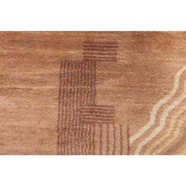 Vintage 1930s Chinese Art Deco Wool Rug Doris Leslie Blau For Sale In New York - Image 6 of 8