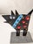 Mid 20th Century Memphis Style Fused Glass Cubist Dog For Sale - Image 4 of 12