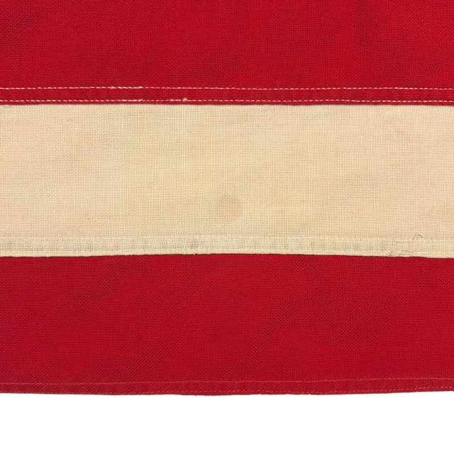 American Vintage Cotton American Flag With Sewn Stars For Sale - Image 3 of 6