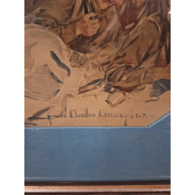 American Howard Chandler Christy Fight or Buy Bonds 1917 War Poster For Sale - Image 3 of 11