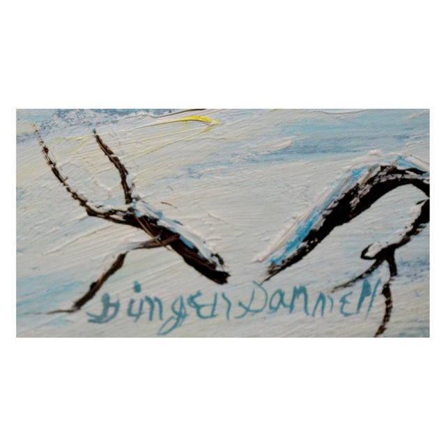 Winter Wonderland Landscape by Ginger Sammell For Sale In Monterey, CA - Image 6 of 6