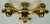 Space Age Sputnik Gemini Ceiling Light in Gold-Colored Plastic from Cosack Leuchten, 1970s For Sale - Image 11 of 18