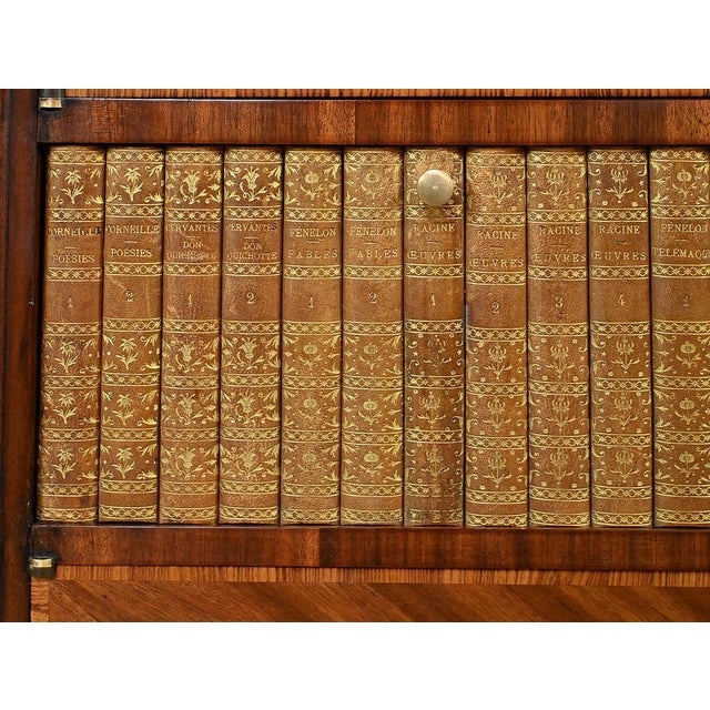 Louis XVI Style Marquetry Display Cabinet, Late 19th Century For Sale - Image 12 of 18