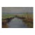 Vintage Impressionism River Oil Painting (1966) For Sale