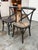 French Restoration Hardware Metal Madeleine Side Chairs, Pair For Sale - Image 3 of 12