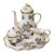 Vintage Herend Queen Victoria Vbo Hand-Painted Porcelain Tea & Coffee Service - Set of 4 For Sale