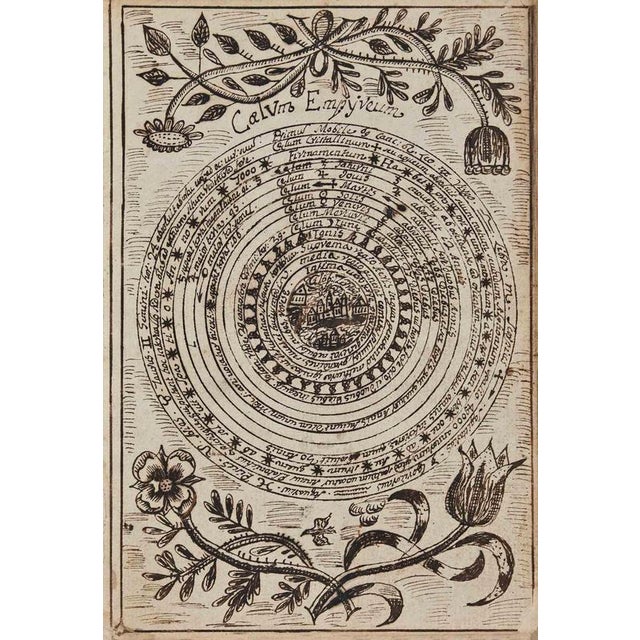 Geocentric Universe is a China ink drawing realized by Anonymous in the late 19th century Good conditions. Good condition...