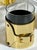 Late 20th Century Late 20th Century 6 Italian Gold-Plated Leather Horsebit Old Fashioned Glasses, Style of Gucci For Sale - Image 5 of 14